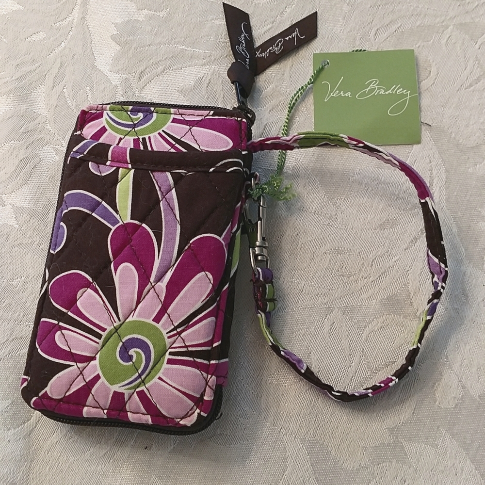 Vera Bradley - all in one wristlet - NWT - Purple Punch